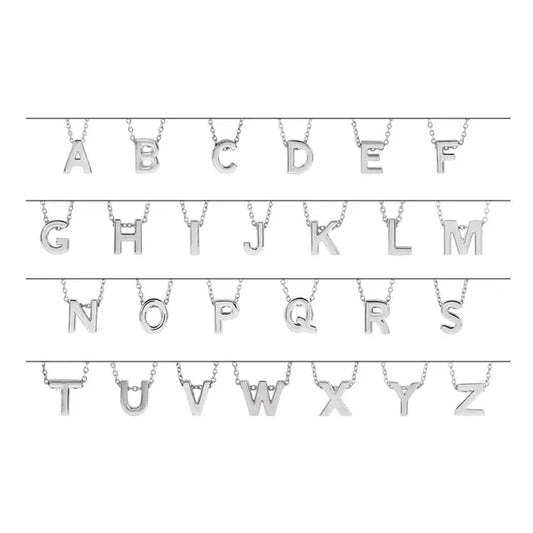 14K Yellow Initial T 16-18" Necklace