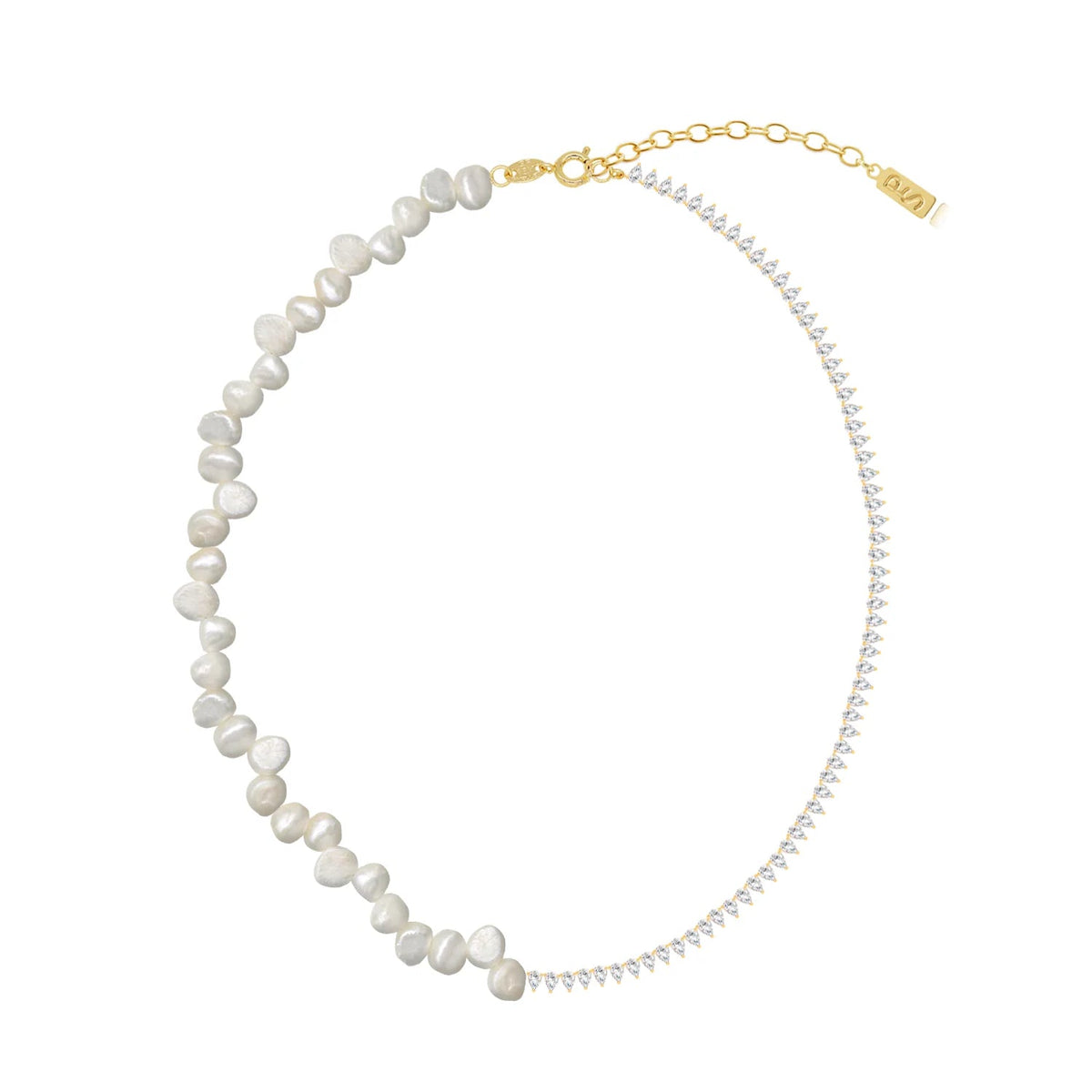 AMIRA Tennis Choker - White | By Sandra Frometa