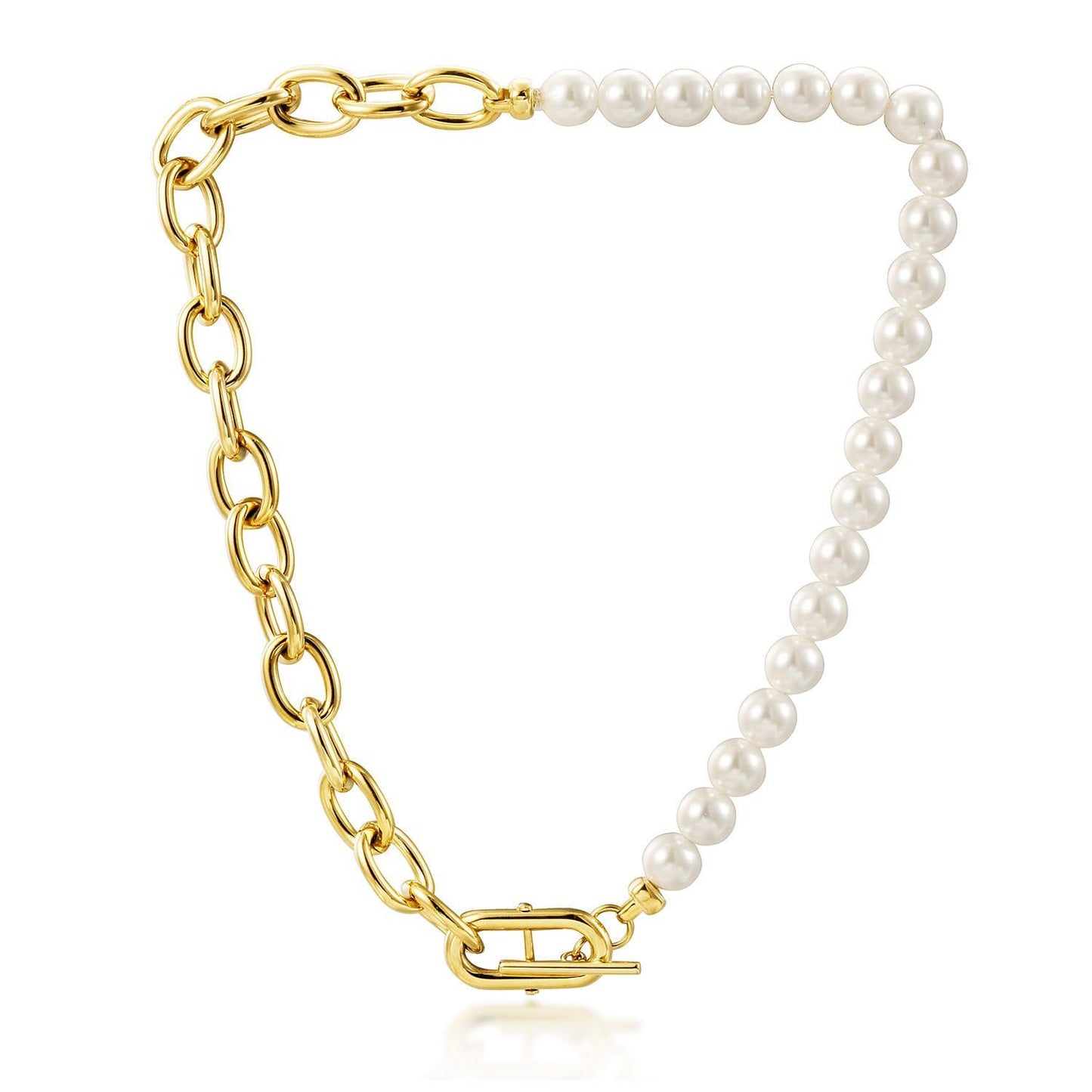 Chunky pearl necklace
