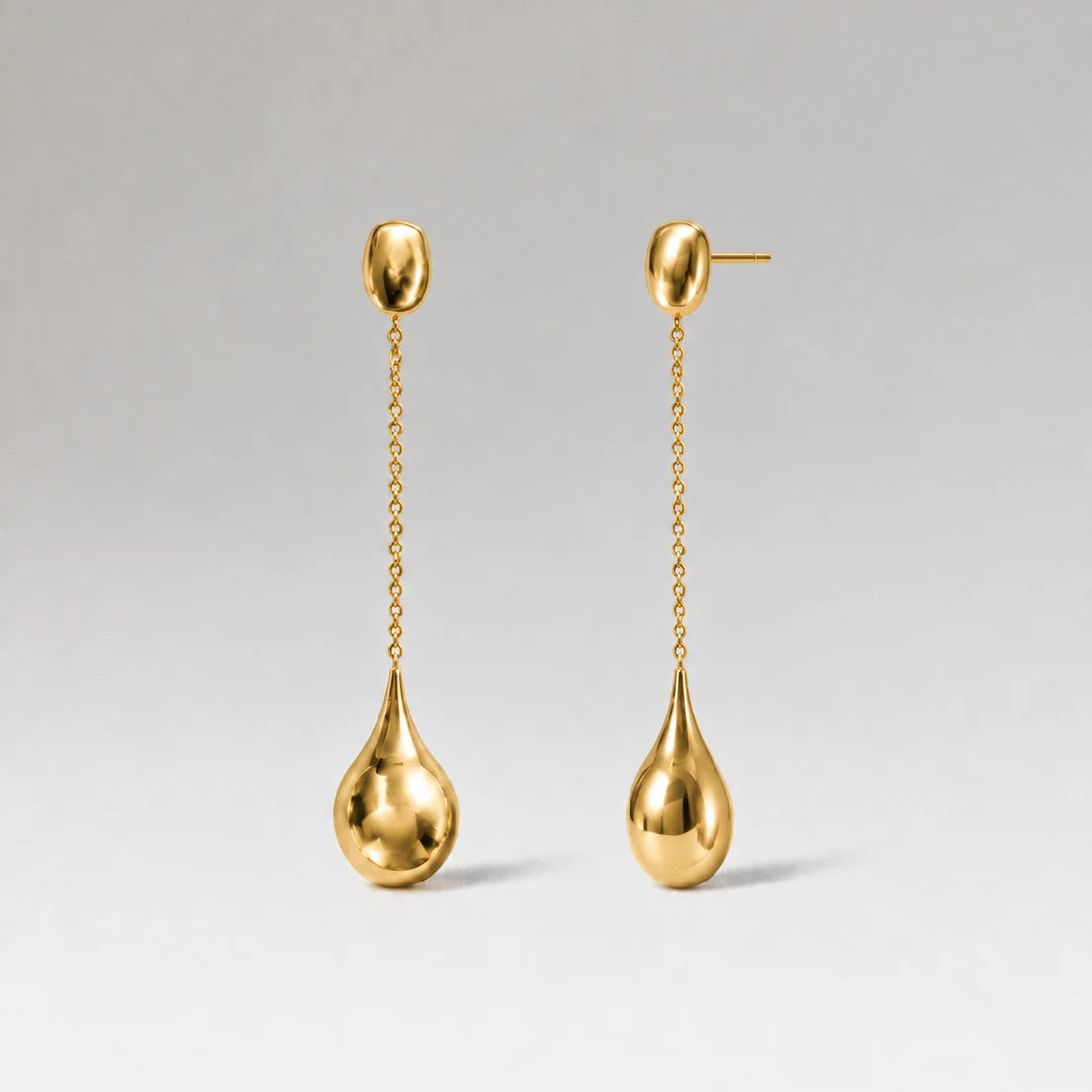 Drop Everything Earrings - Gold