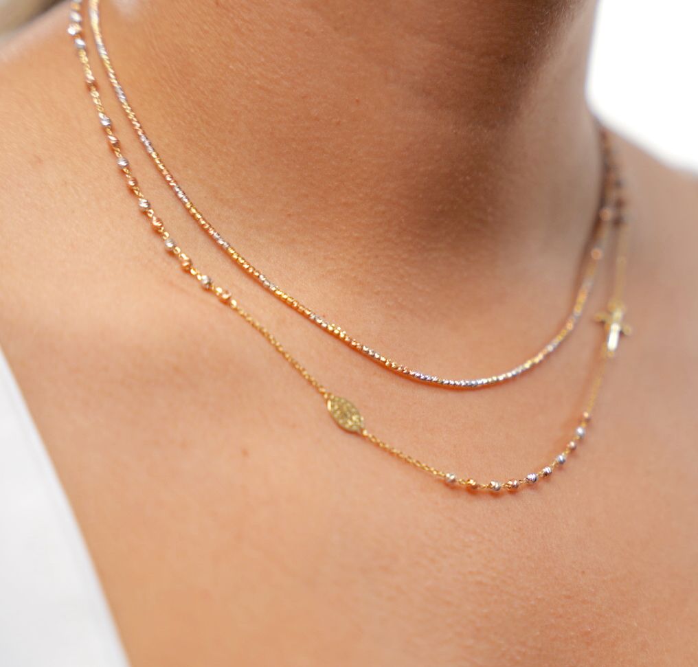 The Perfect Three Gold Necklace