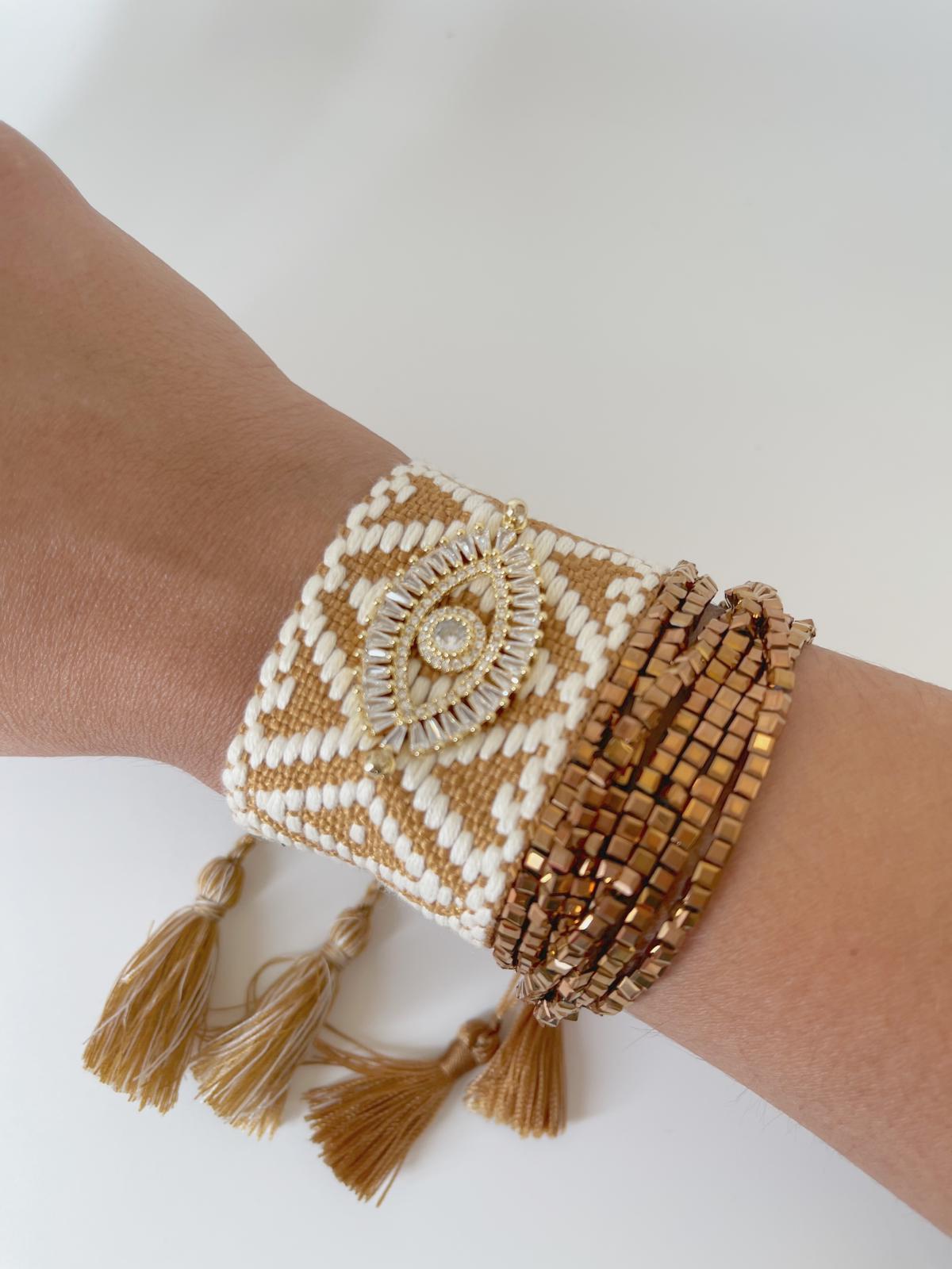 Camel Lucky Eye Bracelet
