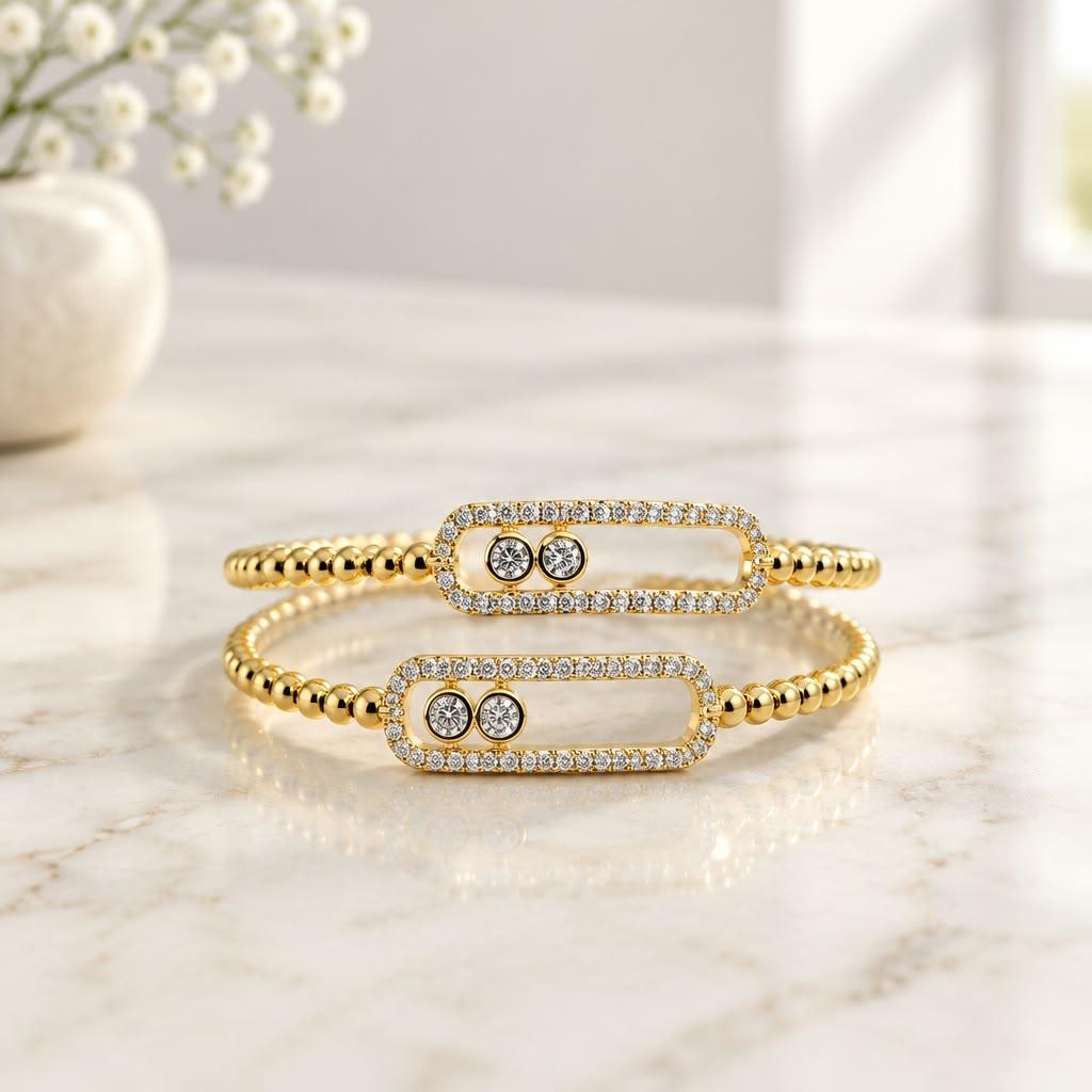 Miranda 18k Gold Plated Bracelet | By Sandra Frometa