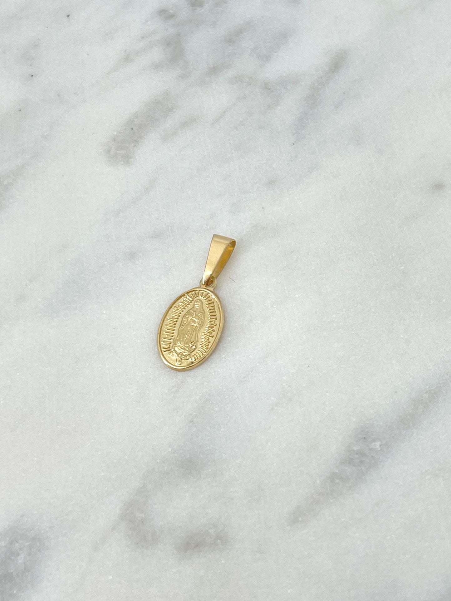 Virgen de Guadalupe Gold Charm