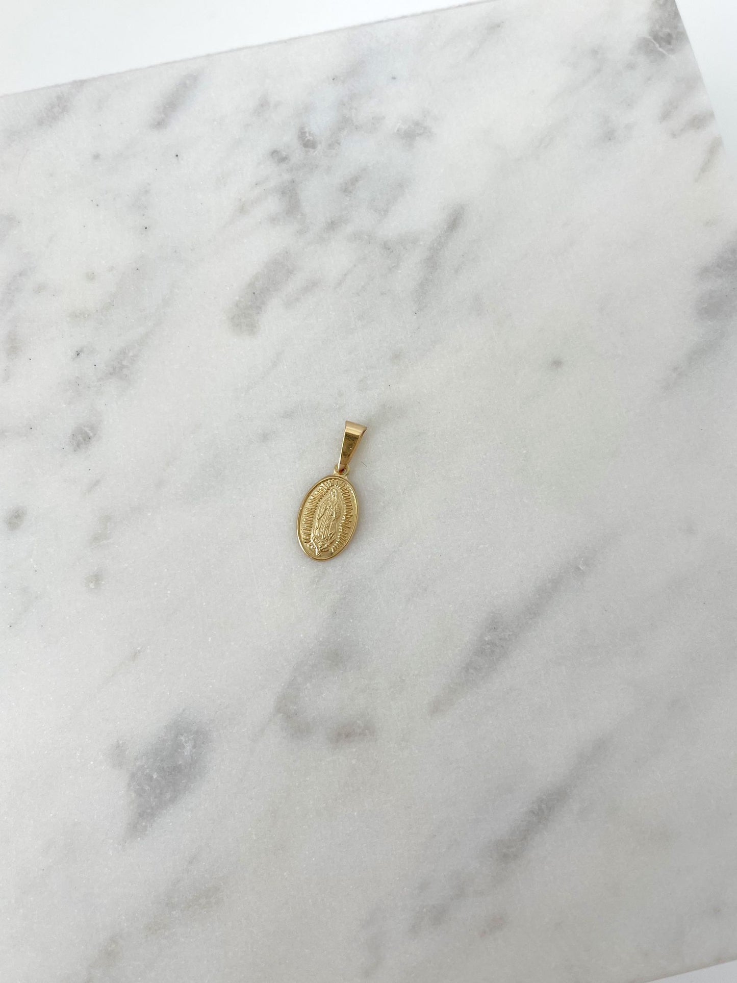 Virgen de Guadalupe Gold Charm