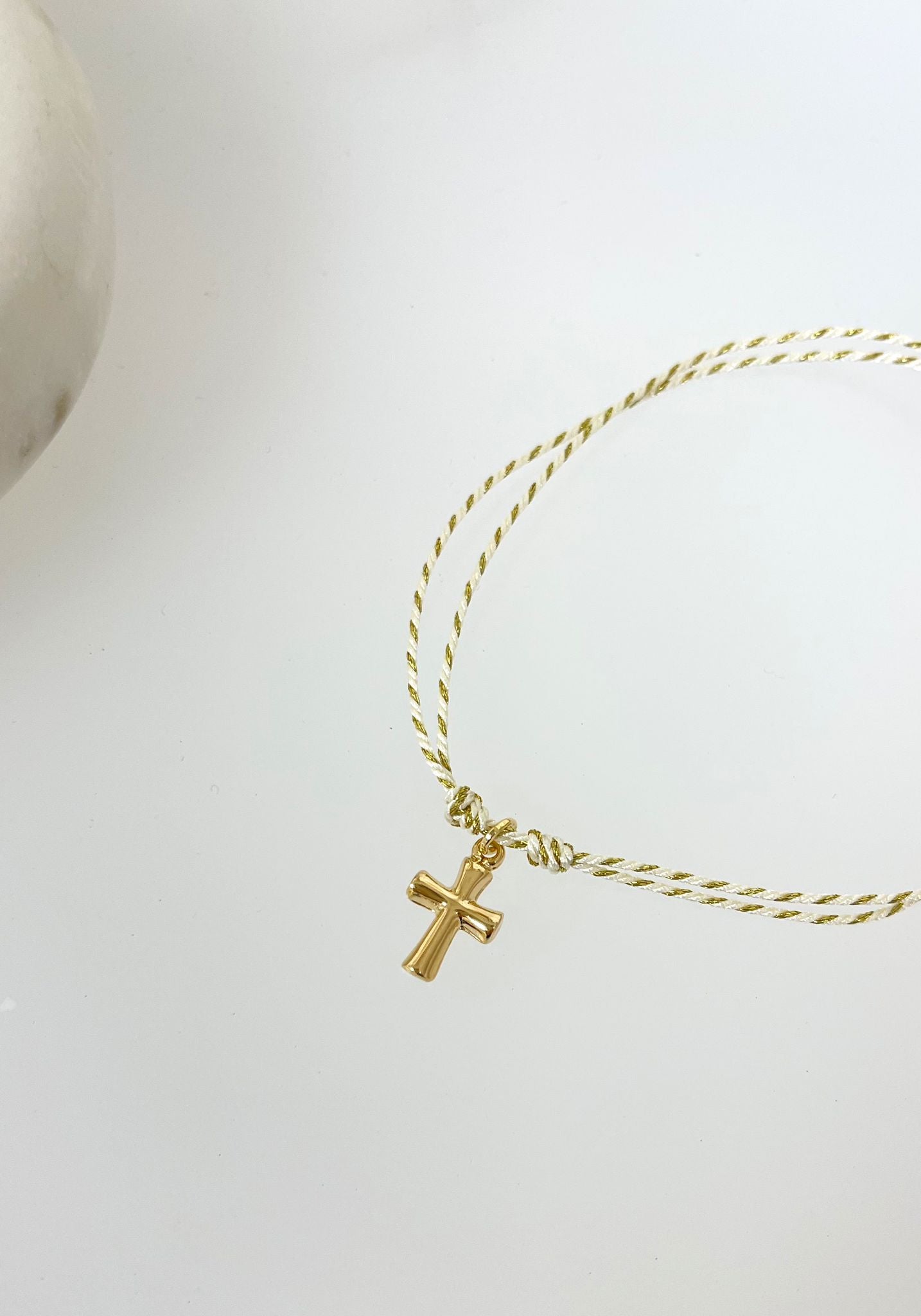 Gold Cruz Bracelet