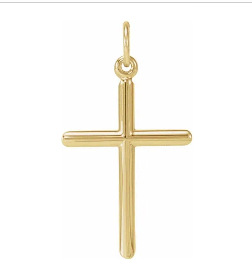 14K Gold Cross Pendant