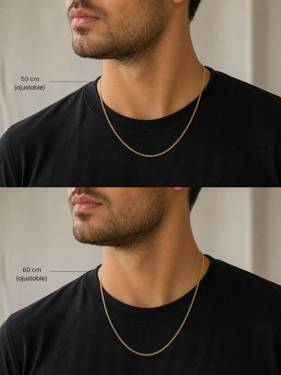 Cristian necklace gold 18k