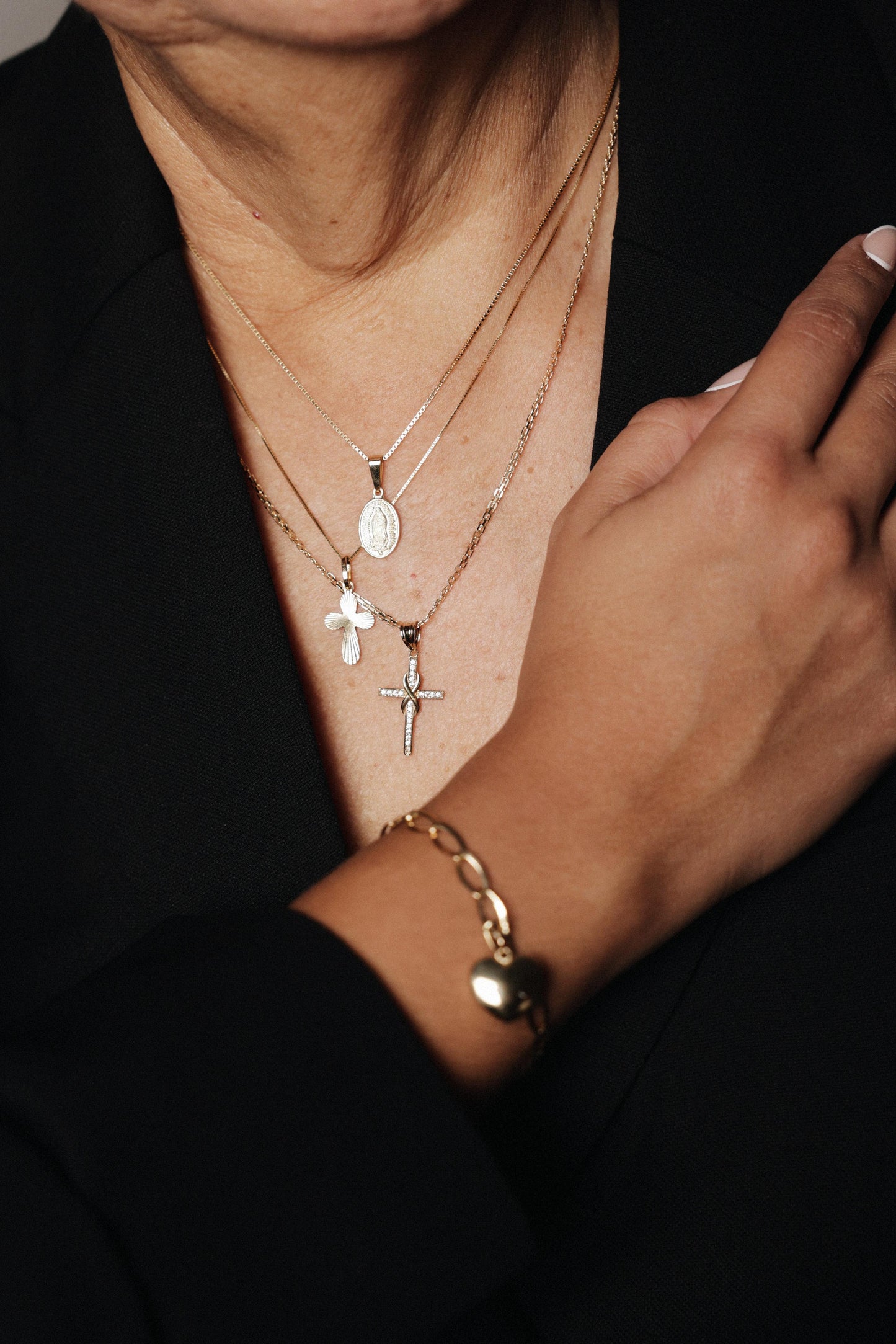 Virgen de Guadalupe Gold Charm