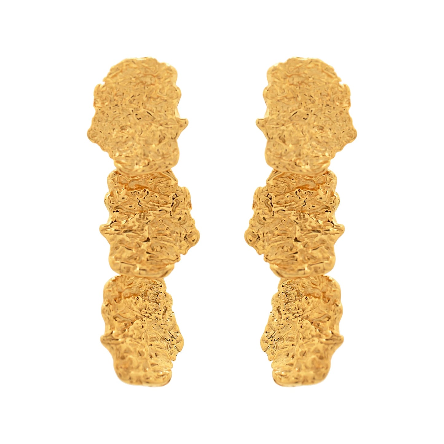 CIBELES Statement Earrings Gold