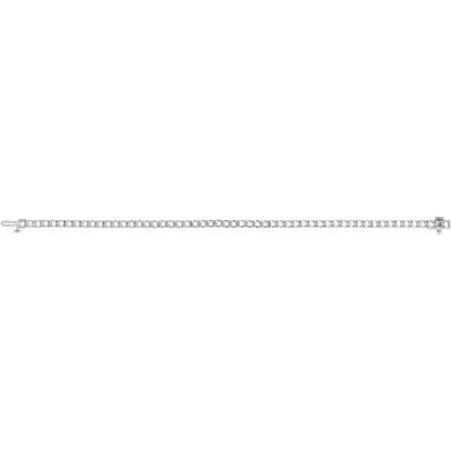 14K 4 CTW Lab-Grown Diamond Line 7" Bracelet
