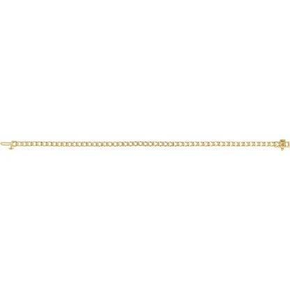 14K 4 CTW Lab-Grown Diamond Line 7" Bracelet