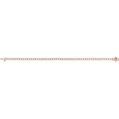 14K 4 CTW Lab-Grown Diamond Line 7" Bracelet