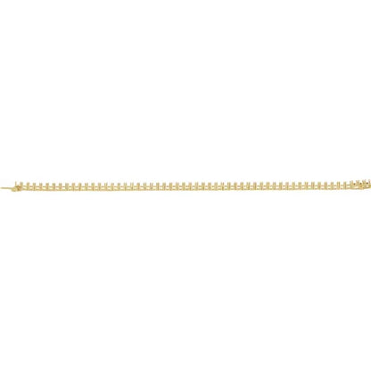 14K 4 CTW Lab-Grown Diamond Line 7" Bracelet