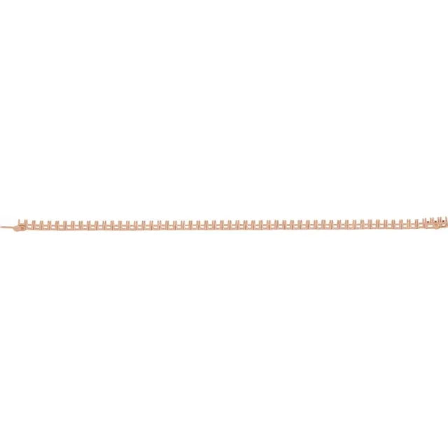 14K 4 CTW Lab-Grown Diamond Line 7" Bracelet