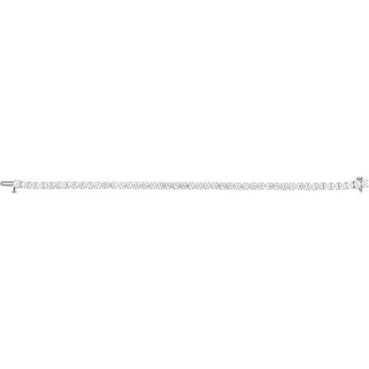 14K 8 CTW Lab-Grown Diamond Line 7" Bracelet