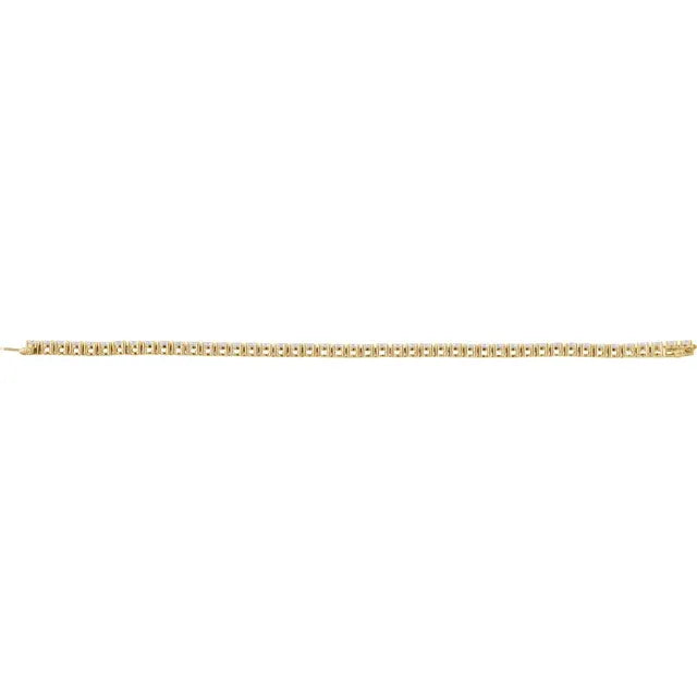 14K 8 CTW Lab-Grown Diamond Line 7" Bracelet