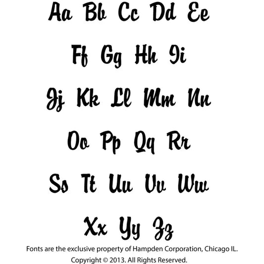 14K Yellow Script Couples Name Necklace