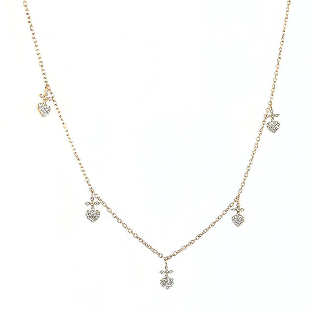 ANI 5 Heart-Cross Necklace