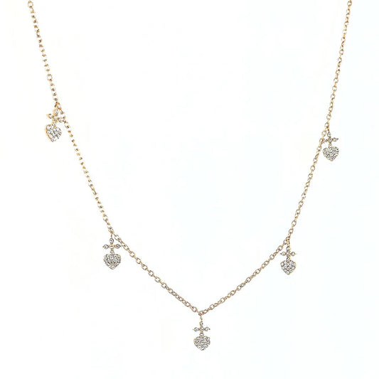 ANI 5 Heart-Cross Necklace