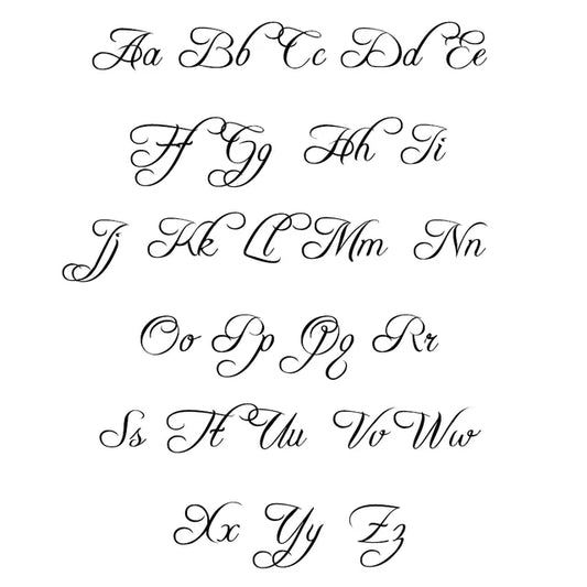 14K Yellow Script Single Name 18" Necklace