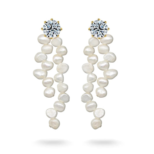 Pendientes de perlas AMIRA | Por Sandra Frometa