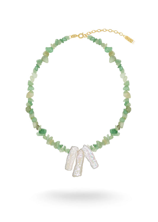 AVENTURINA Pearl Necklace | By Sandra Frometa 