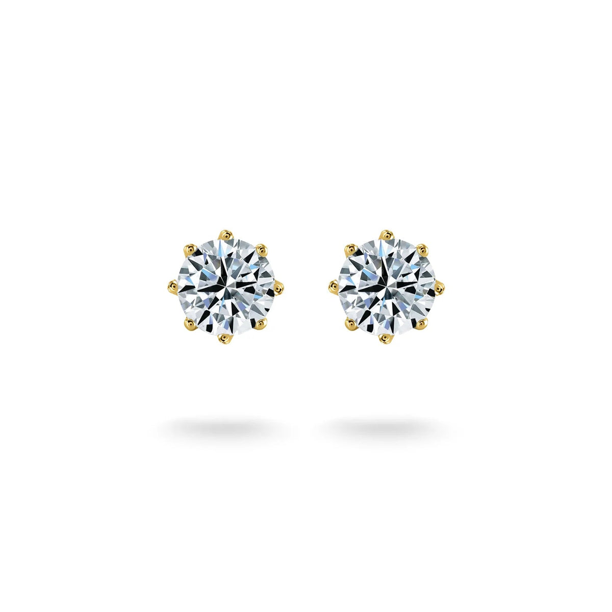BEZEL STUDS 7mm | By Sandra Frometa