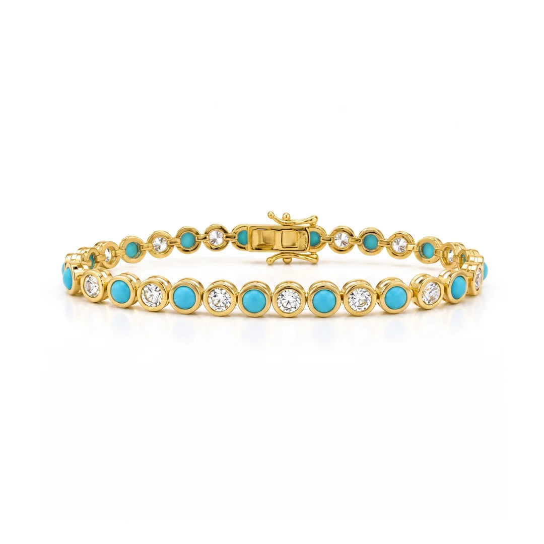 Color Affair Bezel Tennis Bracelet | By Sandra Frometa 