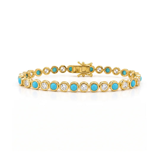 Color Affair Bezel Tennis Bracelet | By Sandra Frometa 