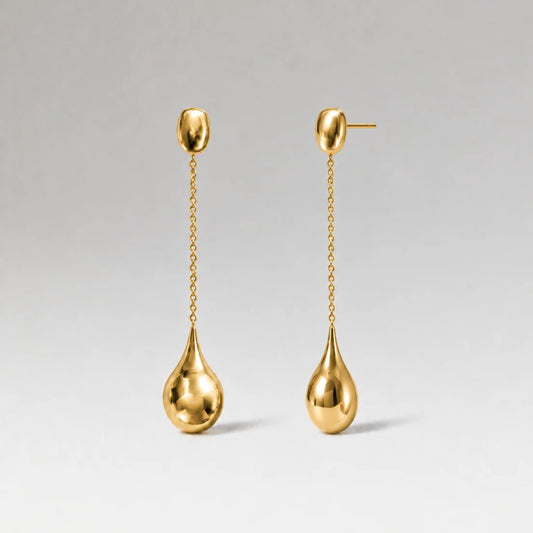 Drop Everything Earrings - Gold