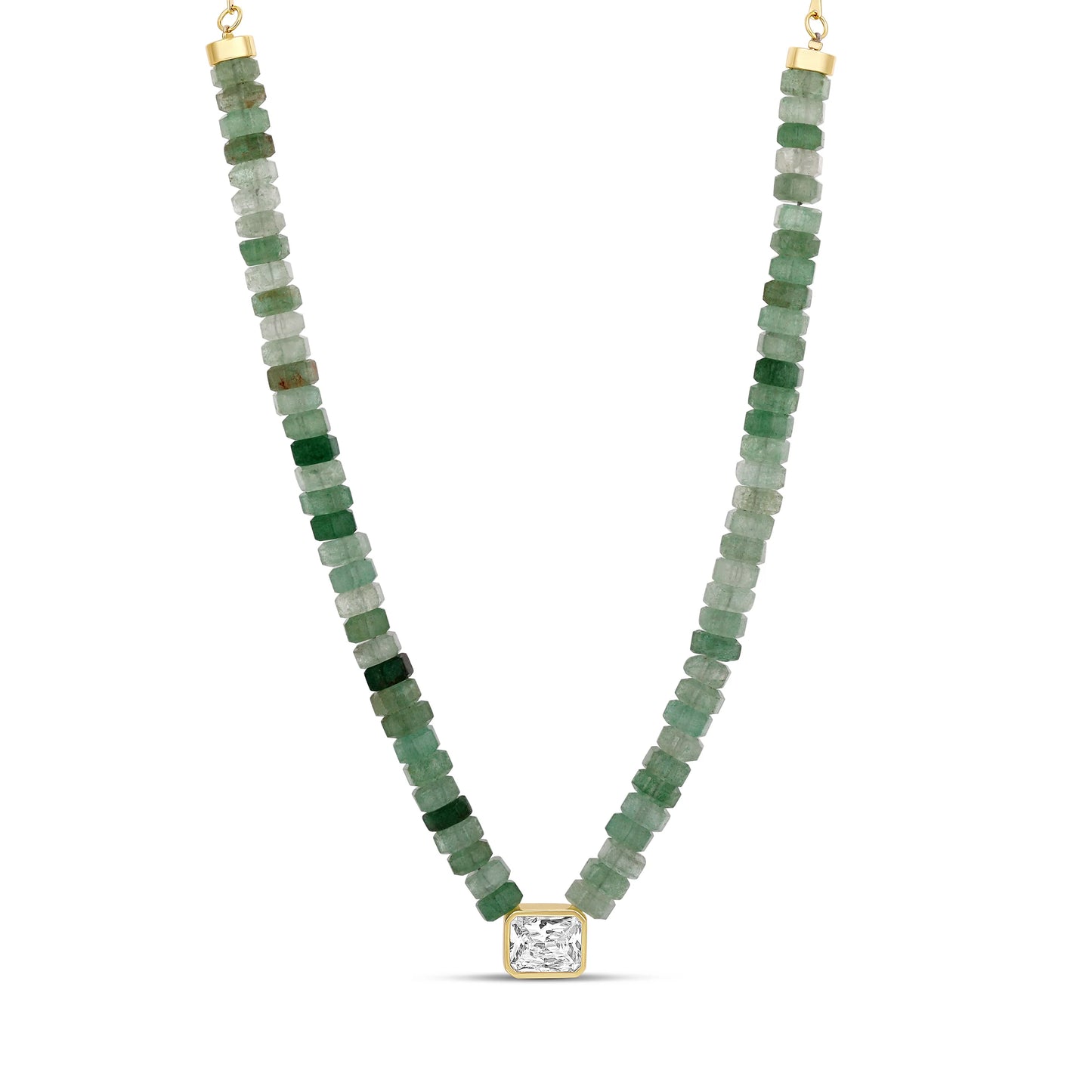 Emerald in Every Tone Necklace