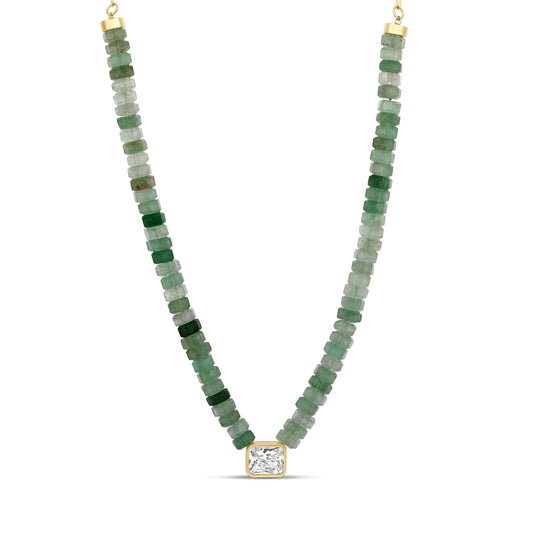 Emerald in Every Tone Necklace