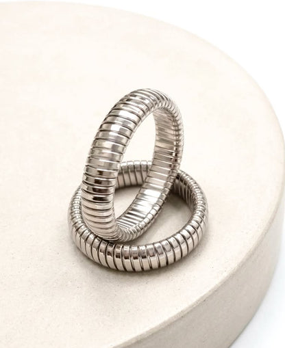 Flex ring Silver | By Sandra Frometa