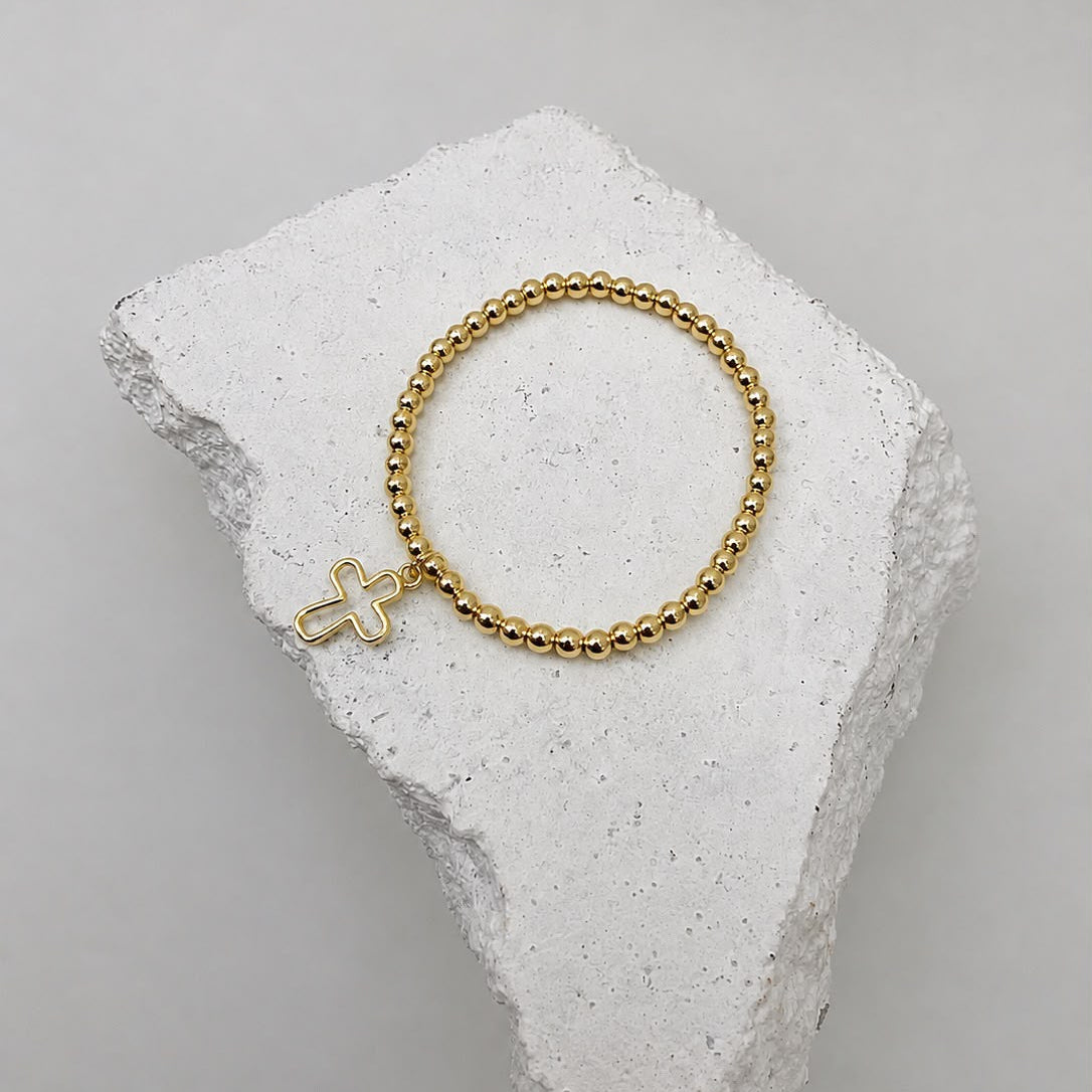Golden_Cross_small_Bracelet