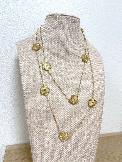 Double Daisy Necklace