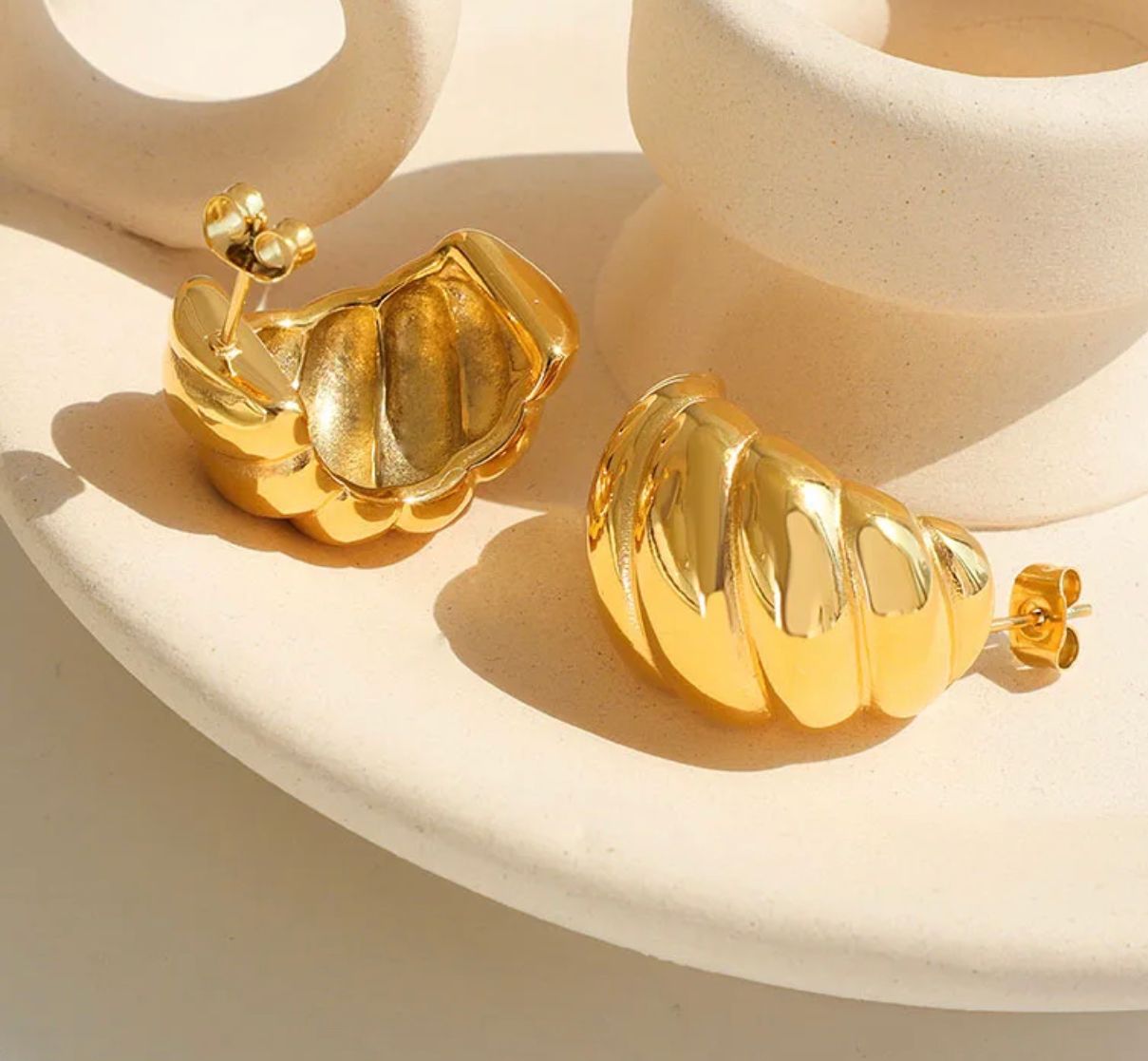 Croissant Earrings