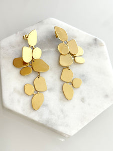 Maxi gold earrings
