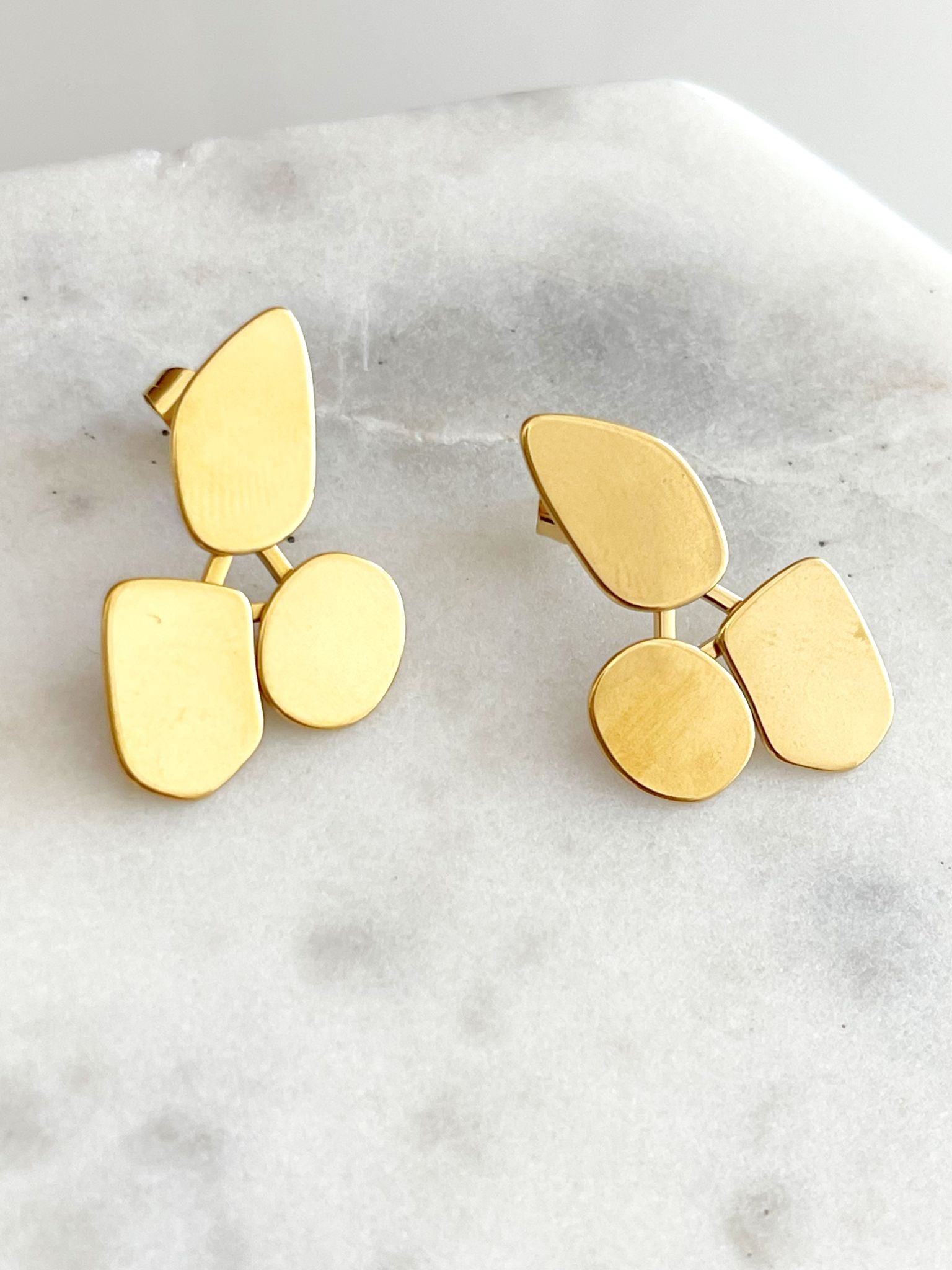 Maxi gold earrings