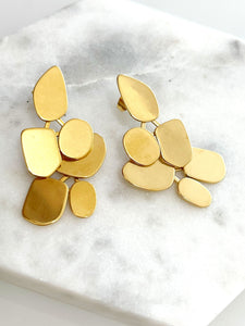 Maxi gold earrings