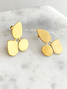 Maxi gold earrings