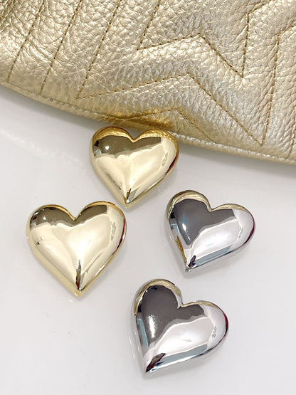 Maxi Heart Earrings