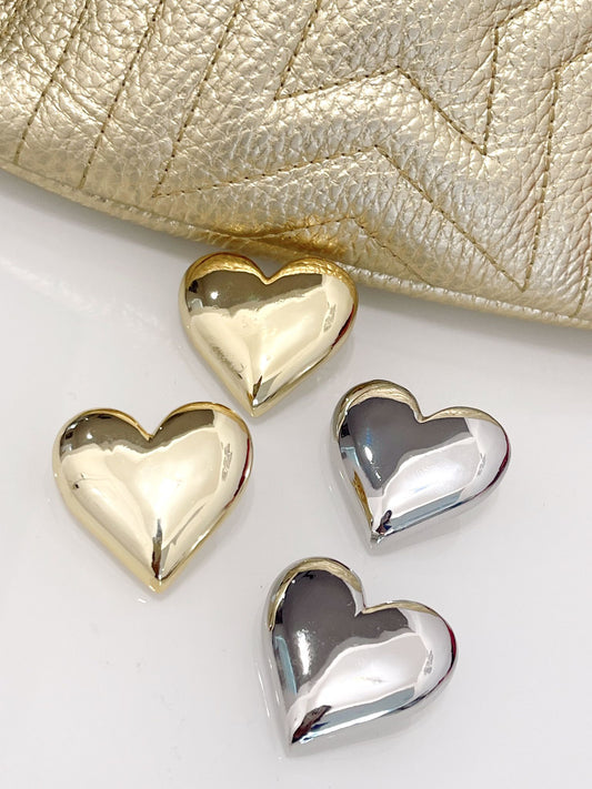 Maxi Heart Earrings