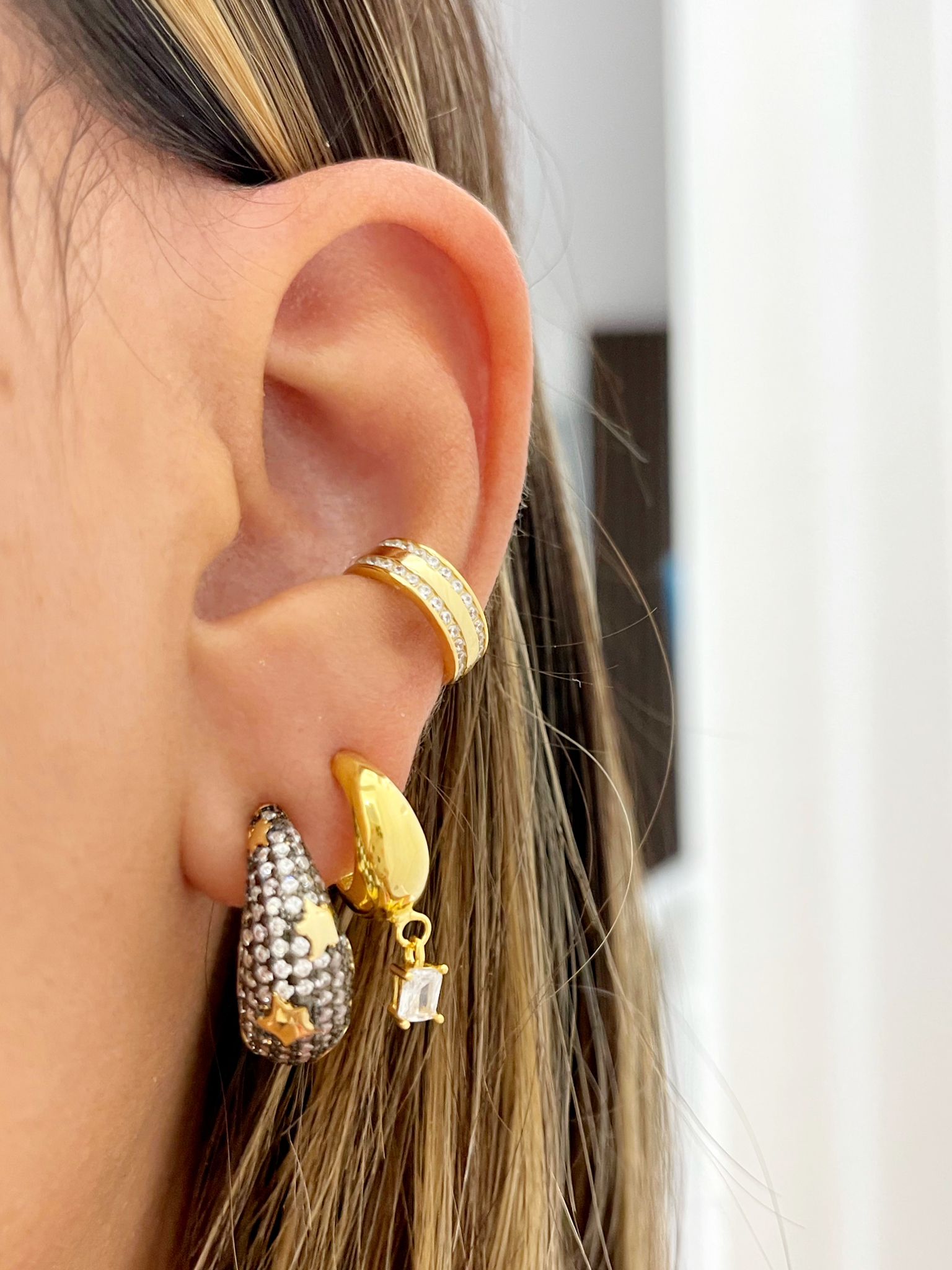 Sky Silver Earrings