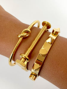 Gold Bracelet Set