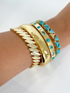 Turquoise bracelet set