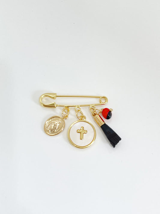 Baby Pin Cruz de Nacar