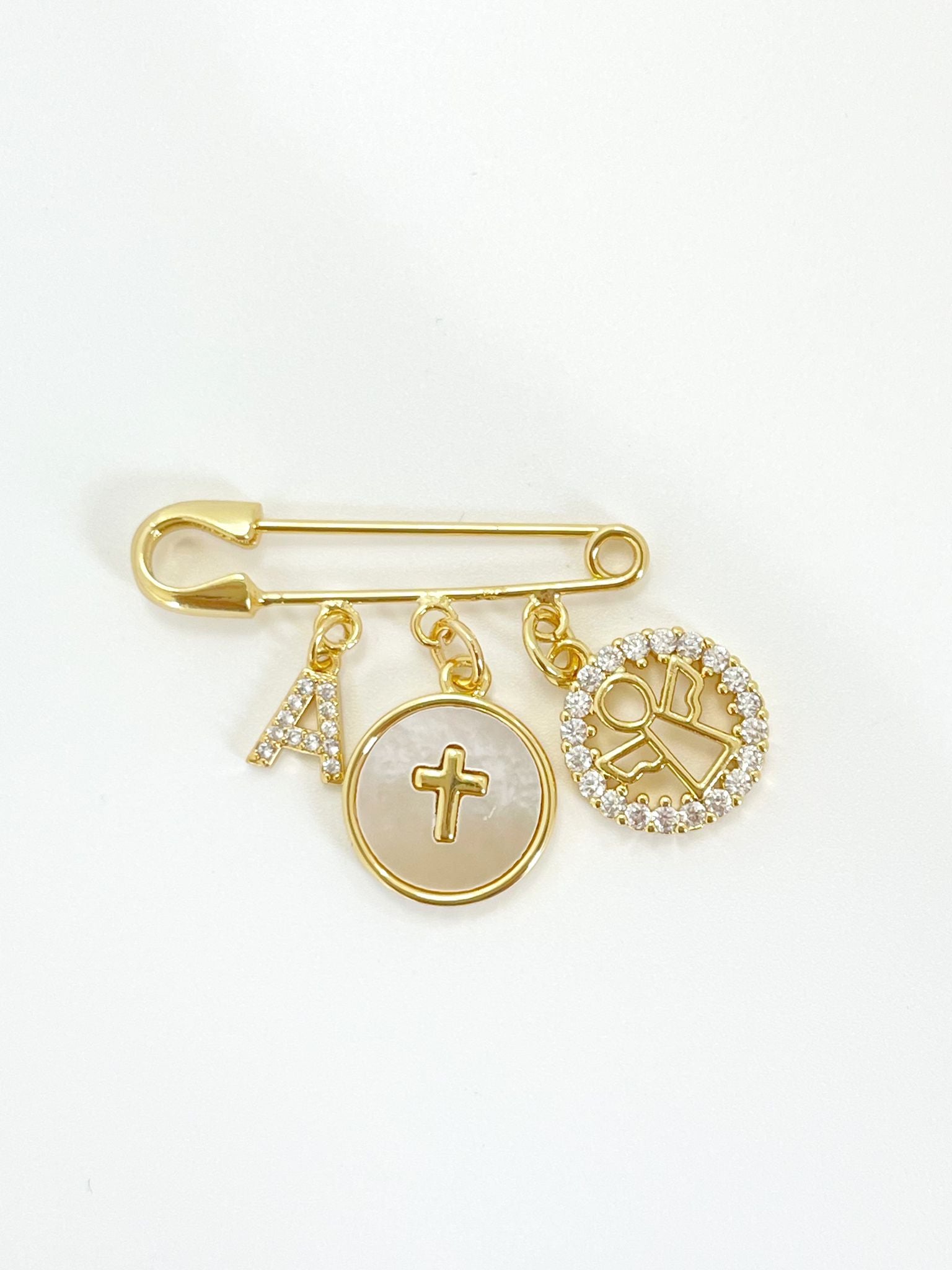 Baby pin Initials