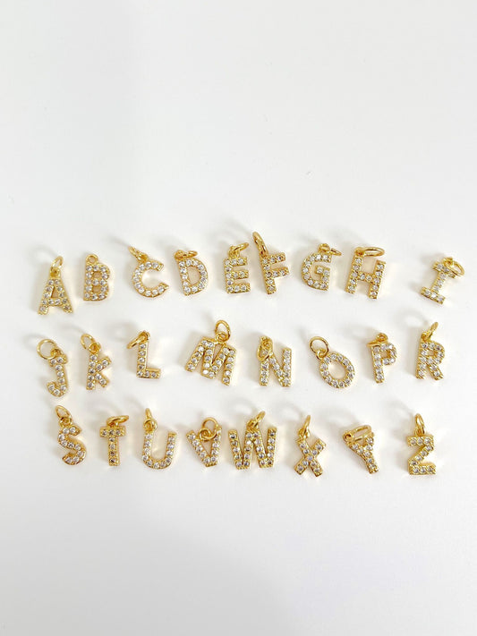 Baby pin Initials azabache