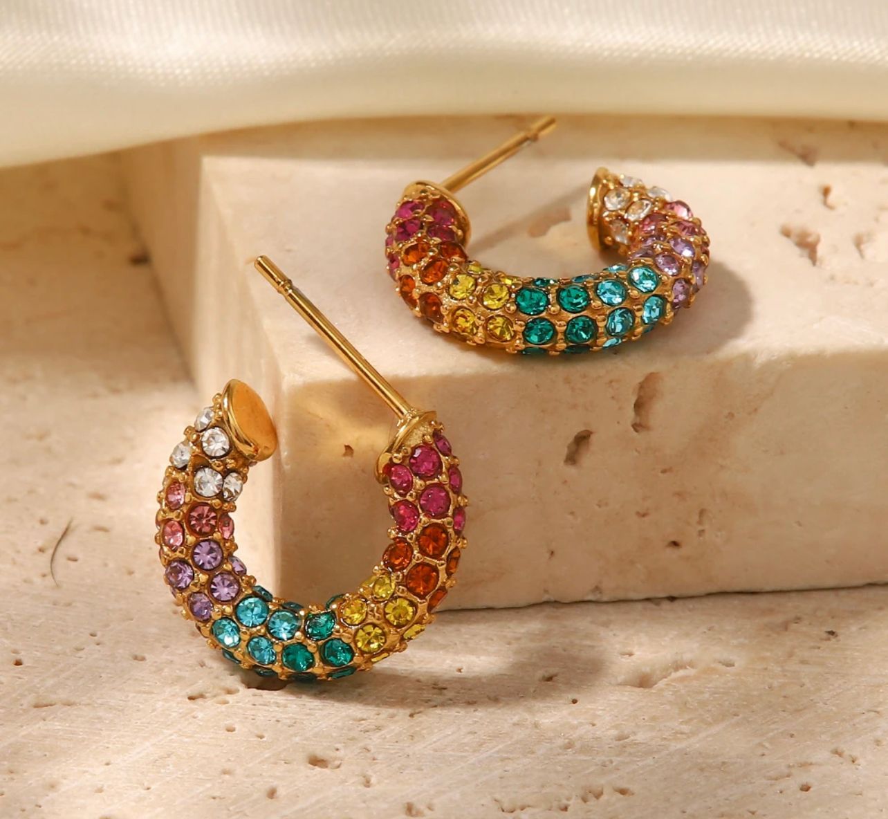 Rainbow hoops